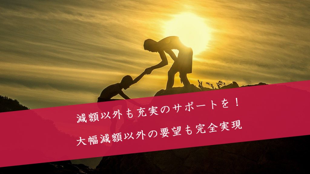 解決事例:減額以外のサポートも充実!:450万円の大幅減額と共にご依頼者様の更なる要望も実現