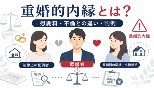 重婚的内縁とは？慰謝料請求・不倫との違い・判例を解説